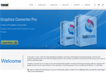 Tablet Screenshot of graphics-converter-pro.com